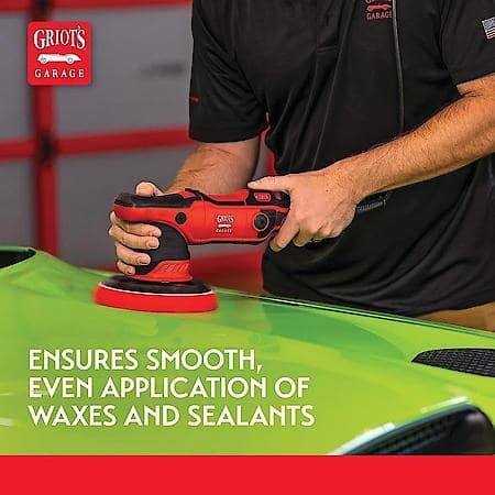 6.5" Red Foam Waxing Pad : Precise Even Application of Waxes & Sealants, 6.5" Pad