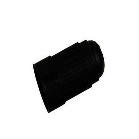 Black Plastic (Long) Valve Cap - 100Pk
