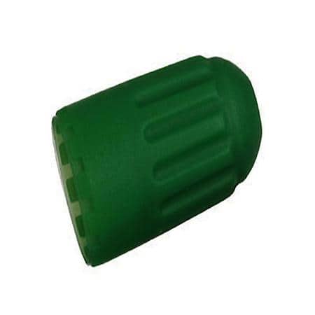 Green Plastic (Long) Valve Cap - 100Pk