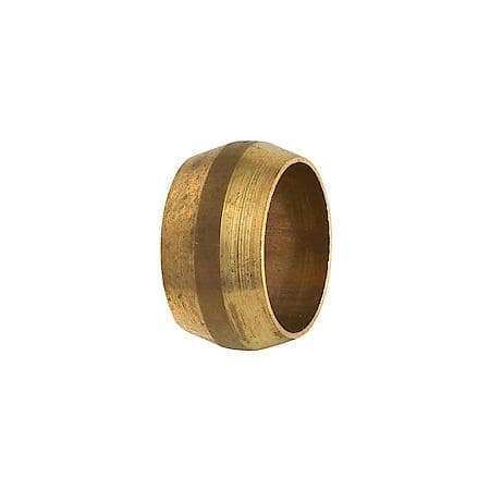 Brass Compression Sleeve, 3/8 Tube, 1/Bag