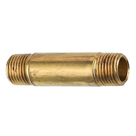 Brass Long Nipple, 1-1/2 Length, Male (1/8-27 Npt), 1/Bag