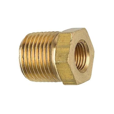 Brass Bushing, Male (3/8-18 Npt), Female (1/8-27 Npt), 1/Bag