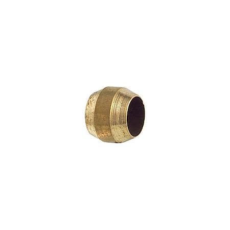 Brass Compression Sleeve, 3/16 Tube, 1/Bag