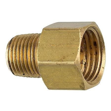 Brass Connector, Female (1/2-20 Inverted), Male (1/8-27 Npt), 1/Bag