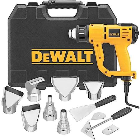 HEAVY DUTY HEAT GUN w/ LCD DISPLAY AND KITBOX
