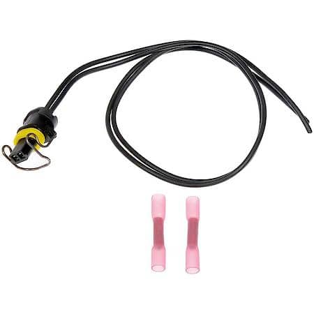 Two-Wire Pigtail - Waterproof Male Connector with Female Terminals and Clip