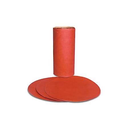 3M Red Abrasive PSA Disc, 01602, 5 in, P400 A Weight (Sold by each)