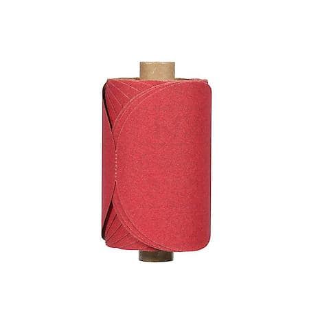 3M Red Abrasive PSA Disc, 01608, 5 in, P120 A Weight (Sold by each)