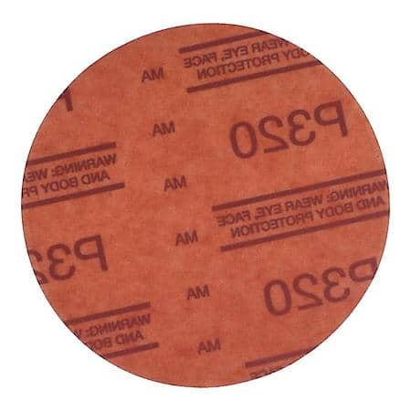 Red Abrasive Hookit Disc, 5", P320 (Sold by each)