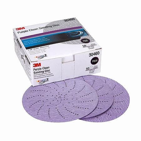 3M Purple Clean Sanding Hookit Disc, 30460, 5 in, P800 (Sold by each)