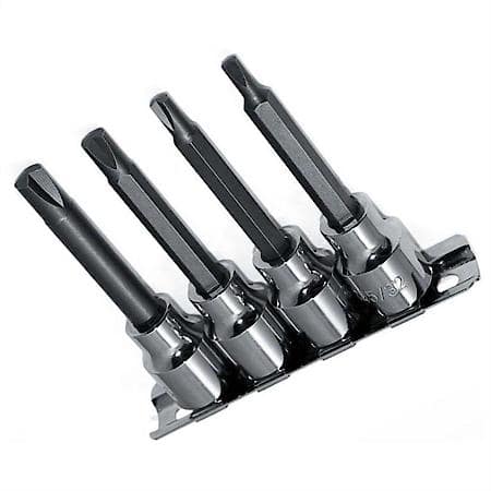 4Pc Clutch Head Bit Socket Set