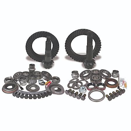 Install Kit Package For Jeep XJ YJ With D30 Front Model 35 Rear, 456 Ratio