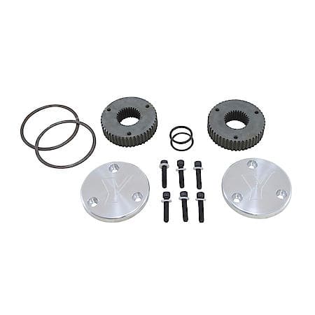 Hardcore Drive Flange Kit For Dana 44, 30 Spline Outer Stubs - Engraved Caps