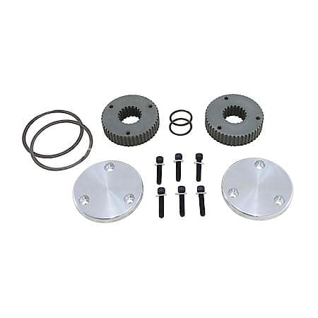 Hardcore Drive Flange Kit Dana 44 19-Spl Outer Stubs, Non-Engraved Caps