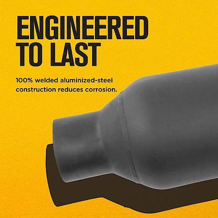 Thrush Muffler Very Aggressive Tone Inlet 2.5 Pipe Connection Center Outlet 2.5 Center