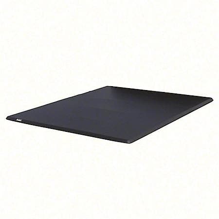 Soft Tri-Fold, Non-Lockable, Black Vinyl With Aluminum Rails
