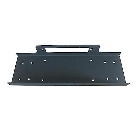 For Winches Upd To 12000 Pounds, Flat Fixed Mount, Textured Powder Coated, Black