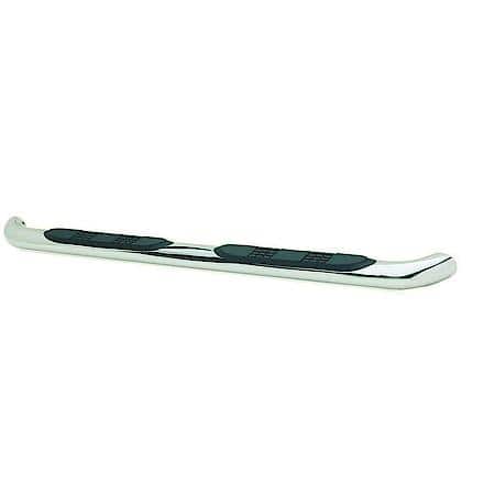 With Step Pads, 3"Round Bent, Polished Ss, Both Frame Body & Rocker Mount