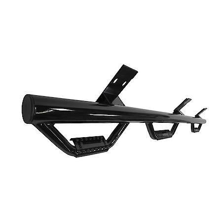 Wheel to Wheel, With Drop Down Steps, With Bed Step, 3 Inch, Gloss Black, Crew Cab 6.6 foot bed