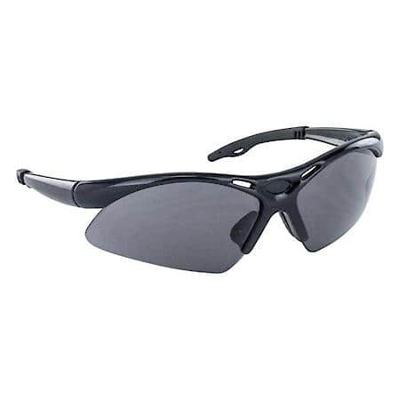 Diamondback Safe Glasses W/ Black Frame And Shade Lens