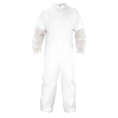 Disp. Lightweight Polypropylene Coveralls, L