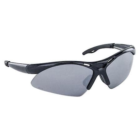 Diamondback Safe Glasses W/ Black Frame And Smoke Mirror Lens