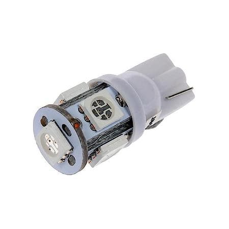 Amber LED Replacement Bulb - Industry Standard #194NA, Wedge Base, 12V