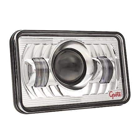 LED Sealed Beam Headlight, 4x6 Low Beam, 9-30V