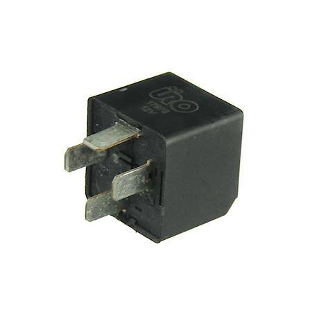 Multi Purpose Relay, 40A, four blades with black plastic housing.