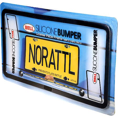 License Plate Frame - Black Silicone