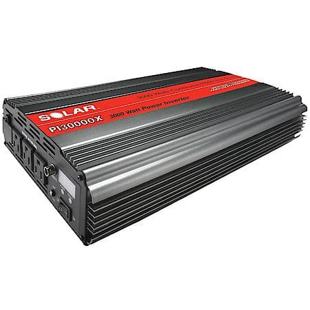 3000 Watt Power Inverter with 3 AC Outlets and Remote Switch