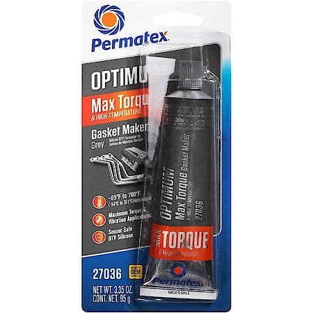 Optimum Easy-Disassembly Grey RTV Silicone Gasket Maker, 3 OZ