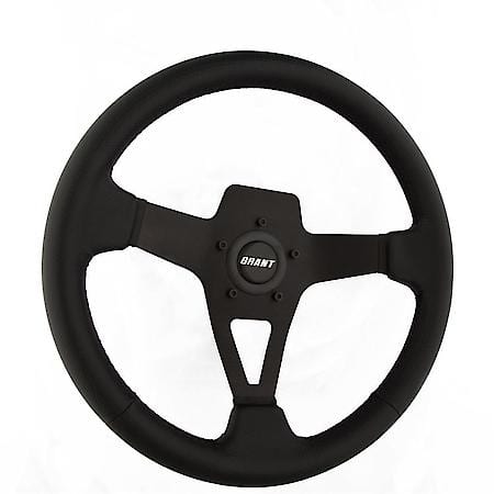 Edge Series Steering Wheel, 13.75 inch Diameter, 3 Spoke, Carbon Fiber look