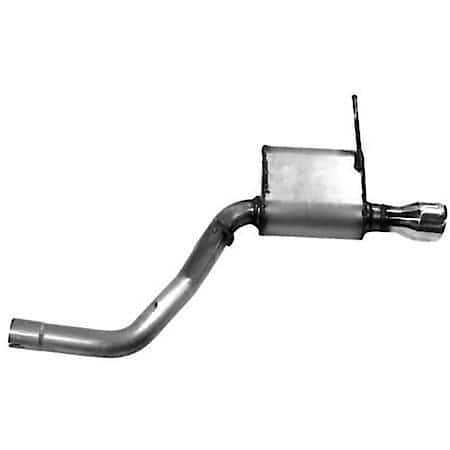 Ultra Flo Exhaust Muffler Assembly 2.5 Inch Inlet ID 3 Inch Outlet ID