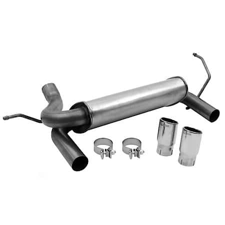 Super Turbo Exhaust System Kit Muffler, Tips, Clamp