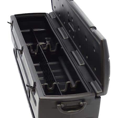 Portable, 53"L X 15"W X 15"H, Black, Polyethylene, Lockable, With Organizers