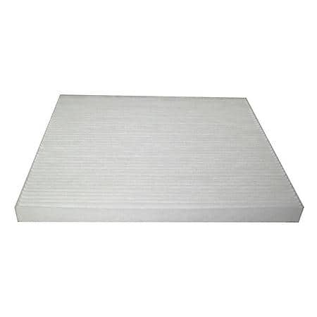 Compound media Cabin Air Filter: 3 ply - outside capturing 100% of large airborne particles