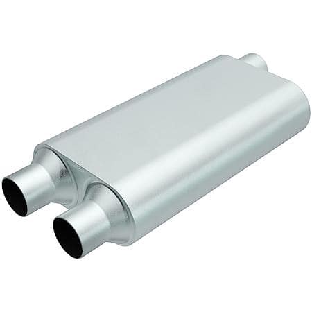 Exhaust Muffler RUMBLE 17X4.25X9.5 2.5/2.5 D/O