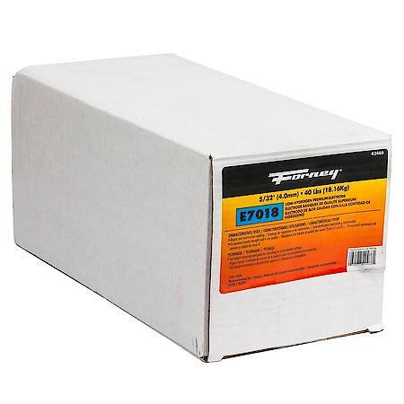Welding Rod E7018 5/32in, 40Lb. Box