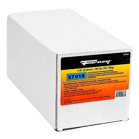Welding Rod E7018 1/8in, 40Lb. Box