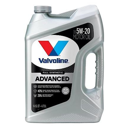 Advanced Full Synthetic 5W-20 Motor Oil, Maximizes Engine Life, 5 Quart