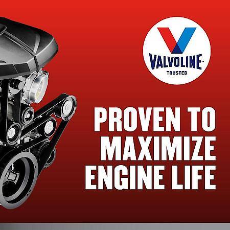 Full Synthetic High Mileage 10W-30 Engine Oil, Maximizes Engine Life, 5 Quart