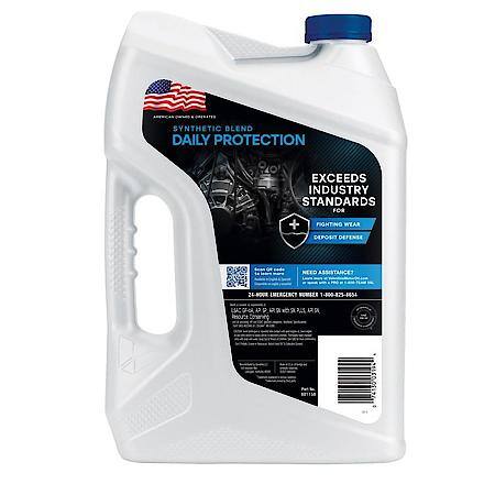 Daily Protection 5W-20 Synthetic Blend Motor Oil, Supports Fuel Efficiency, 5 Quart