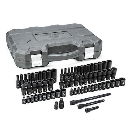 71 Piece 1/4" Drive Standard & Deep Universal Impact Sae/Metric Socket Set