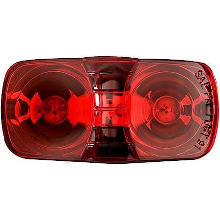RED DUAL BULB MARKER/CLEARANCE BULB