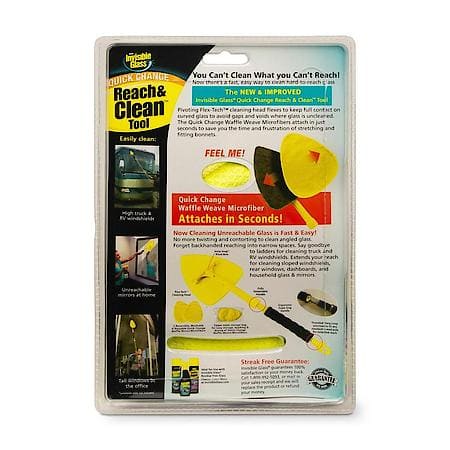 Quick Change Reach & Clean Tool for Streak-Free Glass