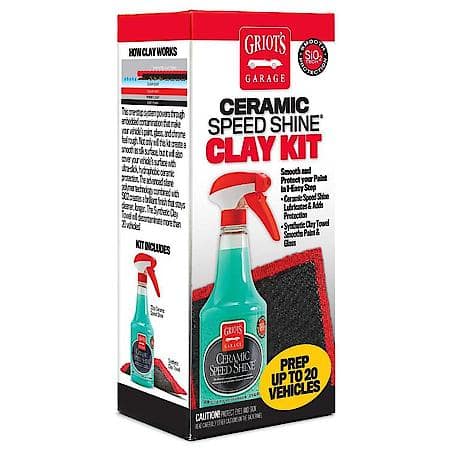 Ceramic Speed Shine Clay Kit : Smooth and Protect Your Paint in 1-Easy Step