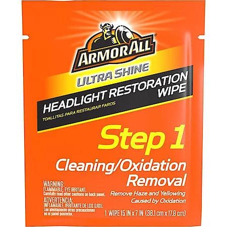 Ultra Shine Headlight Restoration Wipes, 6 Count