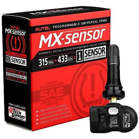 MX-Sensor 1-Sensor with Press-in Rubber Valve Stem and Combined Frequency