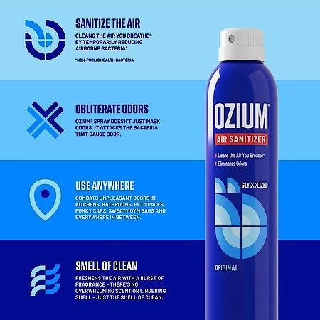 Air Sanitizer, Original Scent, 8 Oz Spray